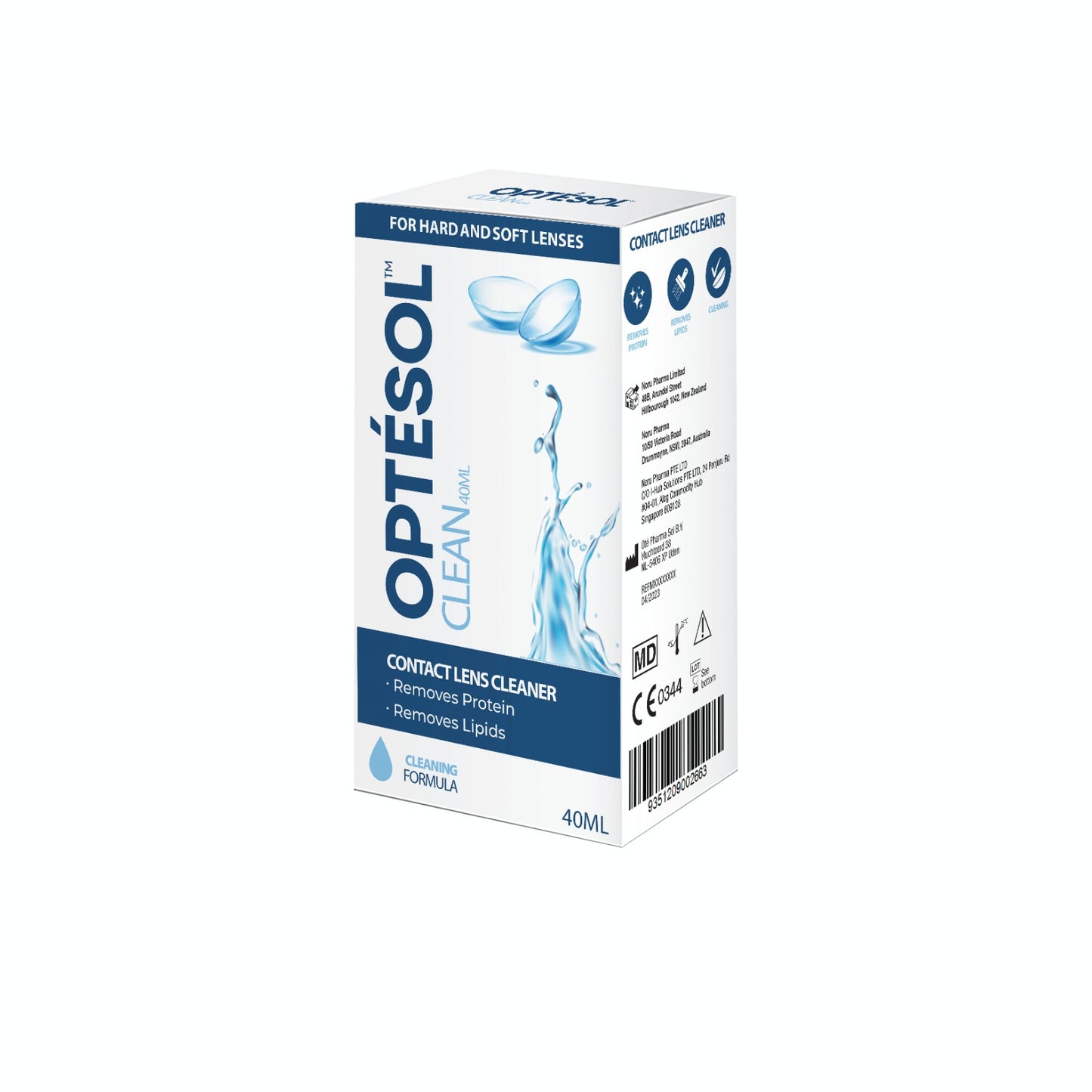 OPTÉSOL CLEAN CONTACT LENS CLEANER 40ML